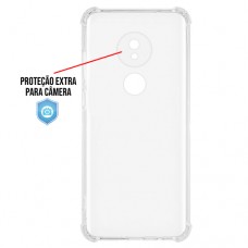 Capa Silicone TPU Antishock Premium para Motorola Moto G6 Play e Moto E5 - Transparente